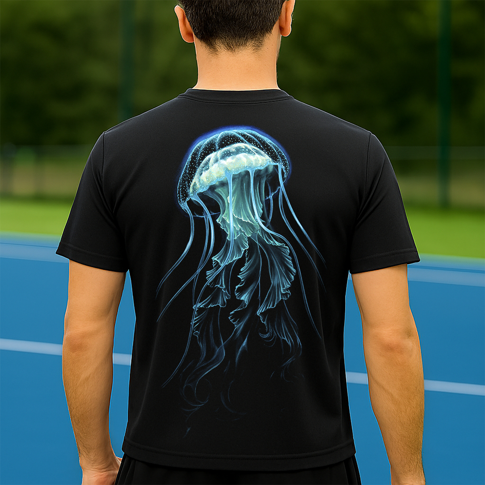 Camiseta Dry Fit Masculina Estampada Medusa P ao GG Leve Respirável Academia Treino