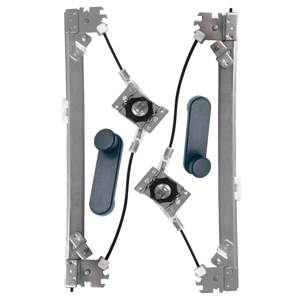 Elevador Regulador Vidro Manual C/Manivela Traseira Novo Uno/ Vivace / Way / Sporting 4 Portas