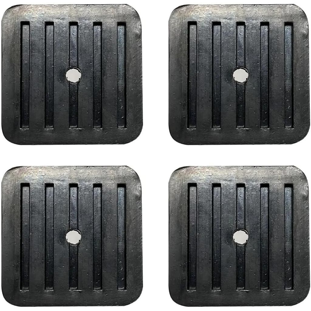 4 Pack Mini Split Anti-Vibration Pads Wall Mounting Bracket Isolator Rubber Pad Damper Shock Absorbing Feet for Ductless