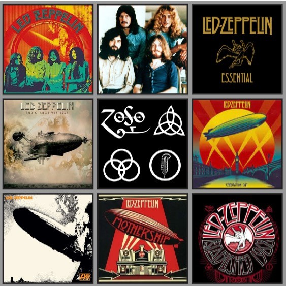 Papel de Parede Adesivo Autocolante Musica Rock n Roll Led Zeppelin Robert Plant 1970 Starway