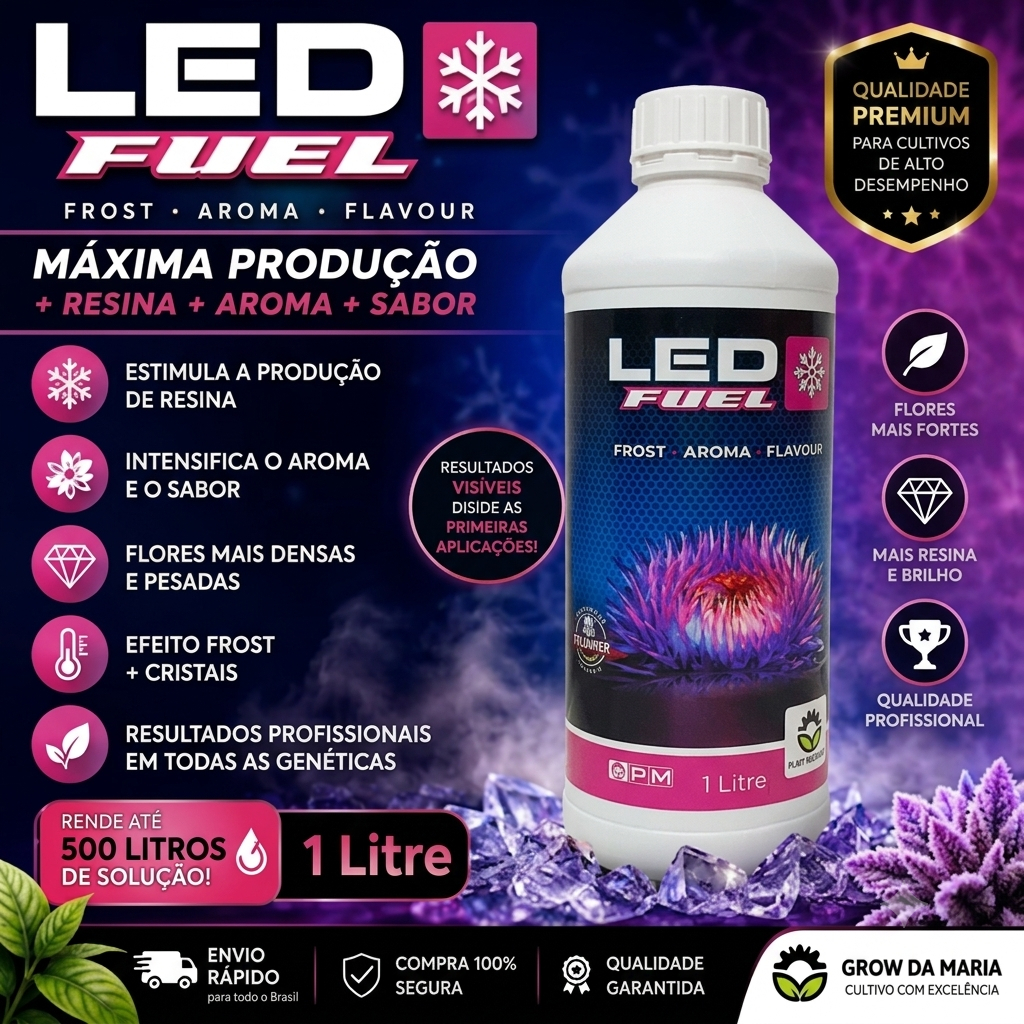 Fertilizante Led Fuel 1 Litro - Plant Mechanics – Plantas mais fortes, resistentes e equilibradas
