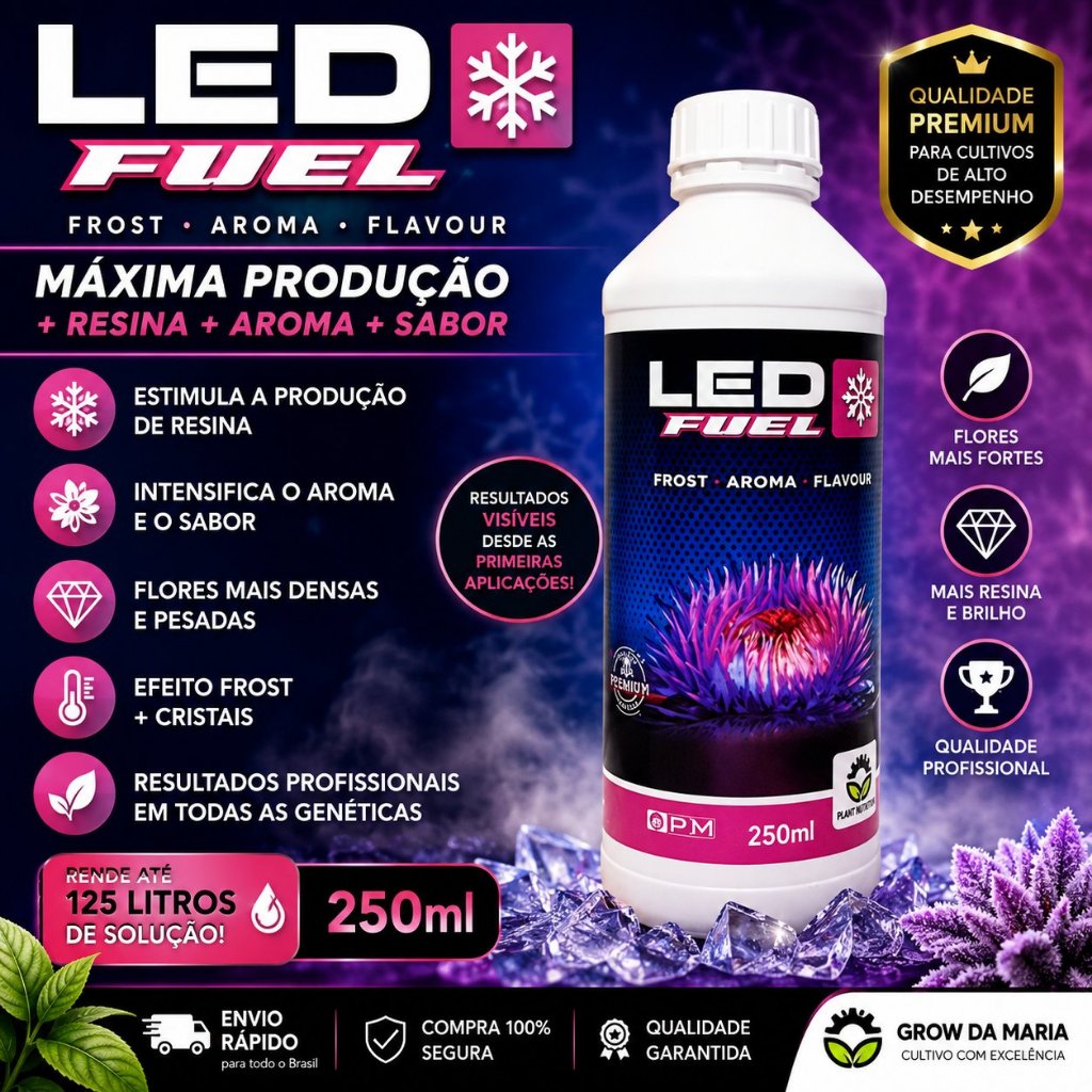 Fertilizante Led Fuel 250 ml - Plant Mechanics – Plantas mais fortes, resistentes e equilibradas