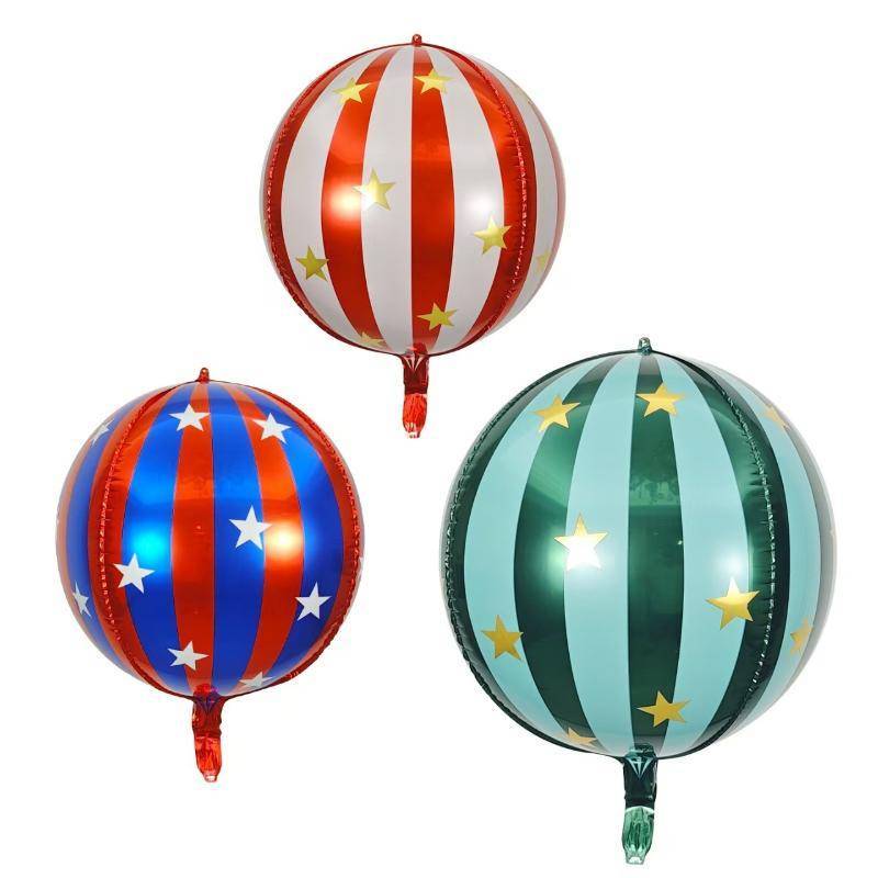 Gvrycqoky 1 Peça Balão De Filme De Alumínio Com Estrela Listrada De 22 Polegadas , Balões De Decoração Para Casa 2025 De