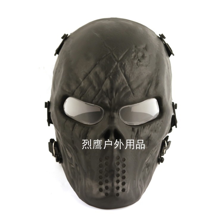 M06 Máscara tática resistente ao impacto facial completa para ciclismo de campo ao ar livre Óculos Caveira Máscara prote