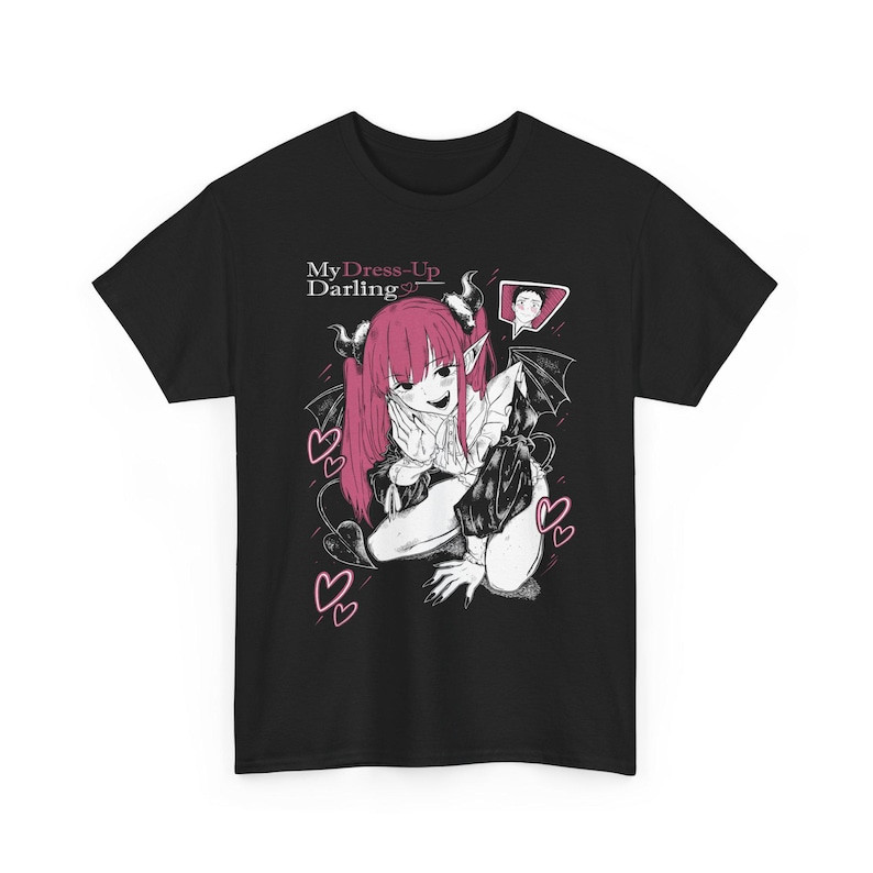 Camiseta Masculina Feminina My Dress-Up Darling Marin Anime T-shirt Unissex Streetwear Envio Imediato