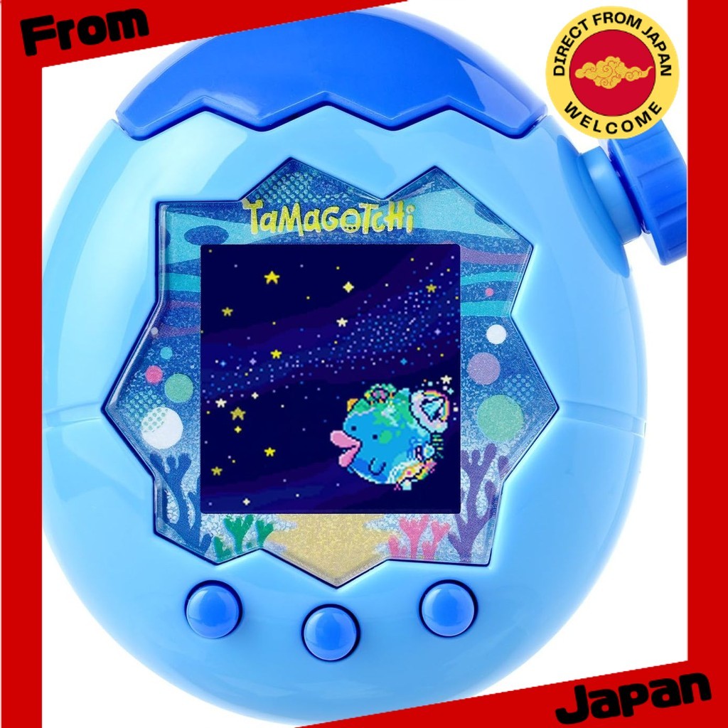 Bandai Tamagotchi Paradise Blue Water - Pet Virtual Interativo Jogo Eletrônico Crianças 6+ Anos [Direct from Japan]