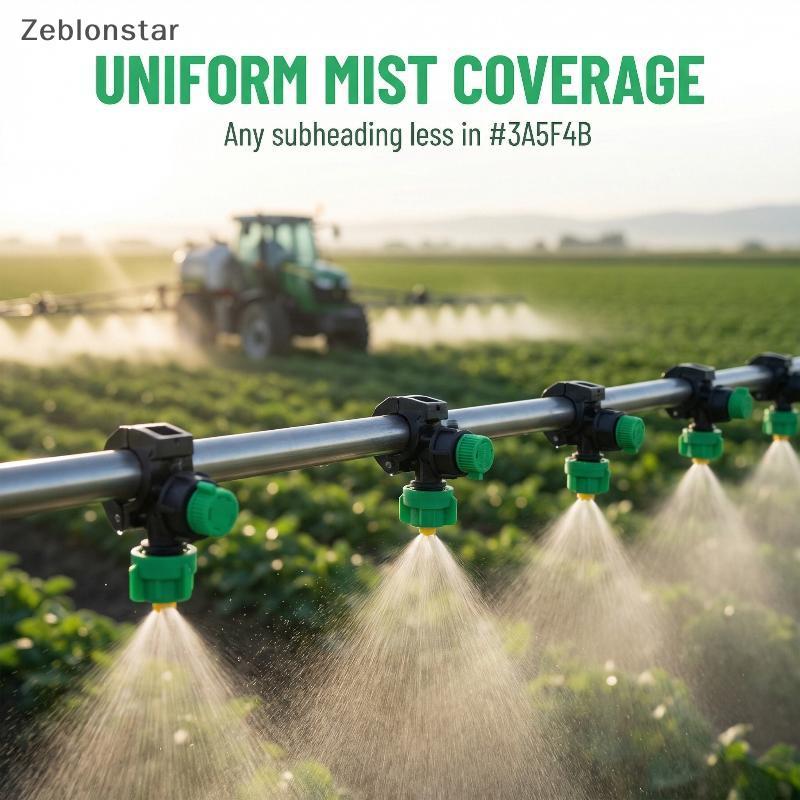 [star] Greenhouse Precise Nozzle Set Garden er Attachment Adjustable Pattern for Vegetable and Flower Cultivation (s)