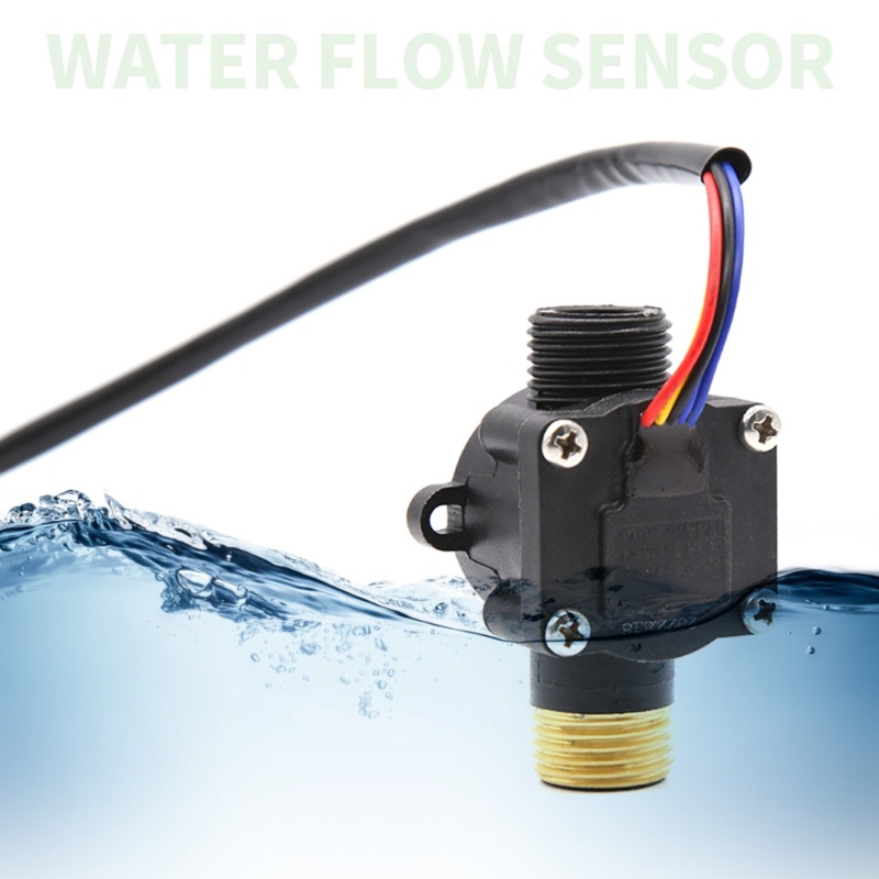 Li * DC5-24V G1 2 Fluxo Hall Interruptor Medidor Vazão Industrial 1-30L min