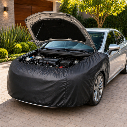 Capa Automotiva Protetora Frontal Para Choque e Para Lamas em Corino Mecânico Universal Carros Pequenos e Caminhonete