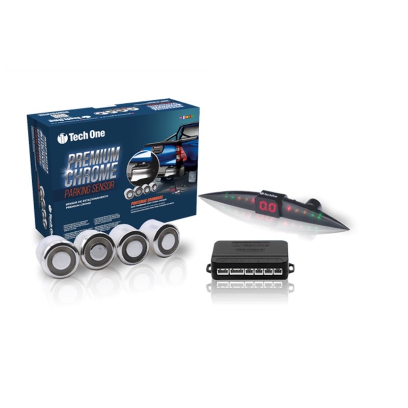 Sensor De Ré Estacionamento Para-choque Ferro Cromado 22mm Caminhonetes