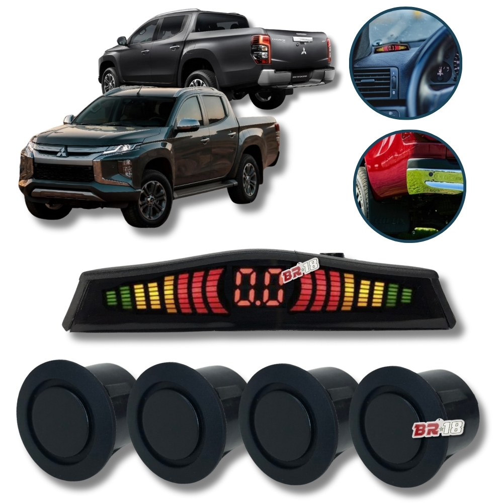 Sensor de Ré Emborrachado Para-choque de Ferro / Metal Caminhonete - L200