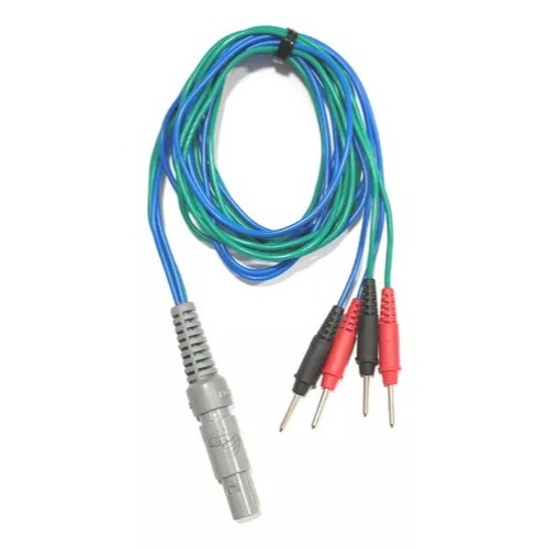 Cabo p/Sonic Compact Maxx, Novo Stimulus-R, Stimulus Esthetic e Stimulus Physio Maxx–Azul/VerdeHTM