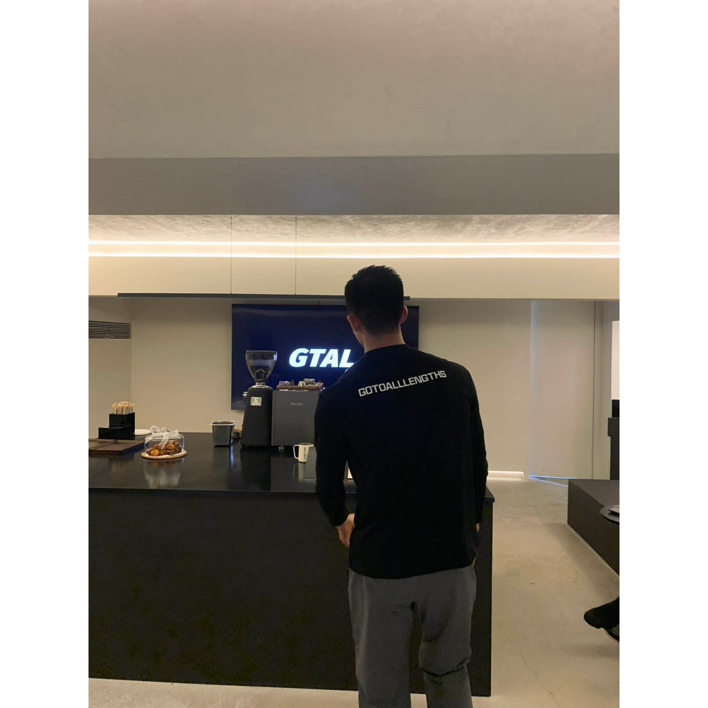 GTAL Estilo Americano One-Way Umidade Conduzindo Mangas Compridas Antibacteriano Sensação Fresca Absorção de Umidade Tra