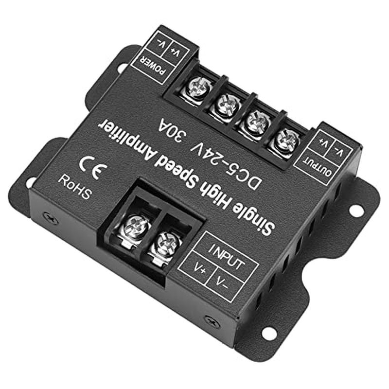 Amplificador , LED De Cor Única DC5-24V 30A Para Controlador De RGB De Faixa De Luz
