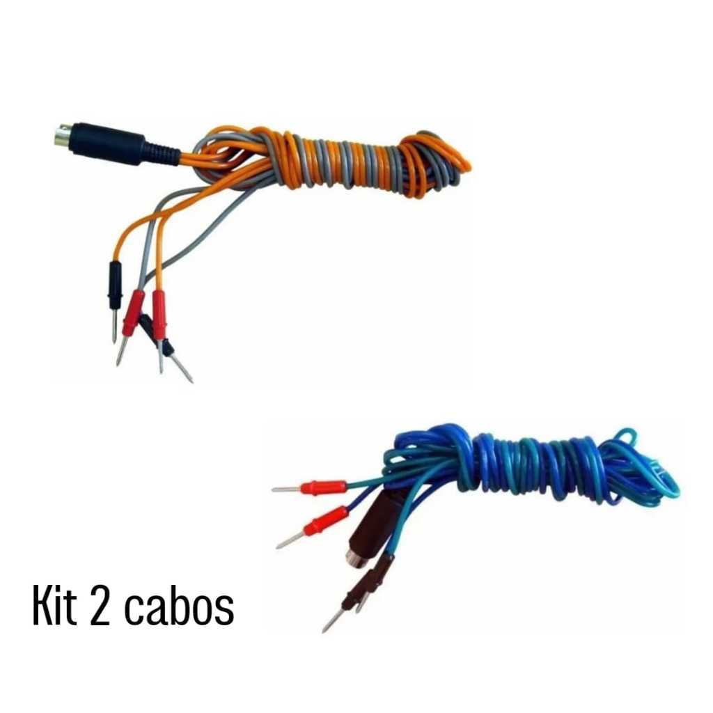 Kit 2 Cabos Tens - Fes HTM Stimulus Physio Eletroterapia