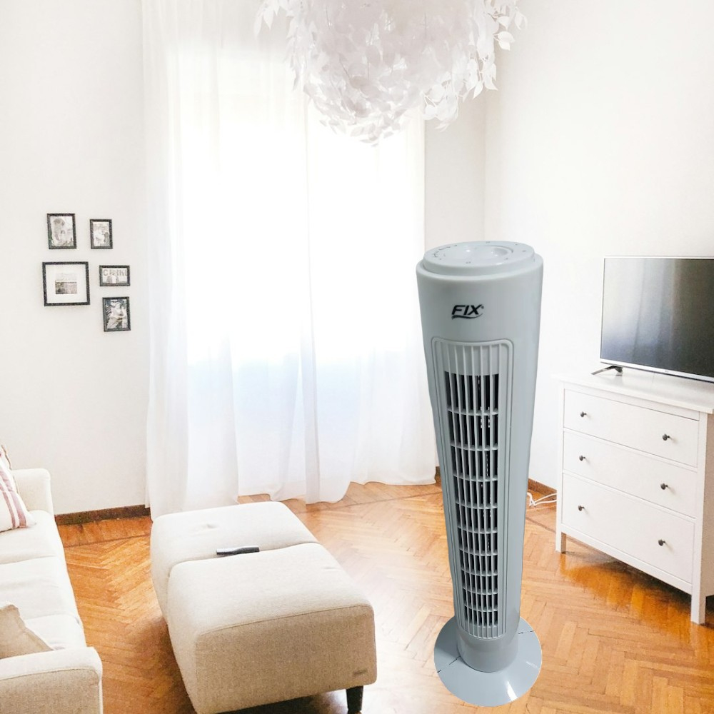 Ventilador Tipo Torre Silencioso Circulador De Ar Com 3 Velocidades Coluna Torre Vertical Verão Calor  110 ou 220v