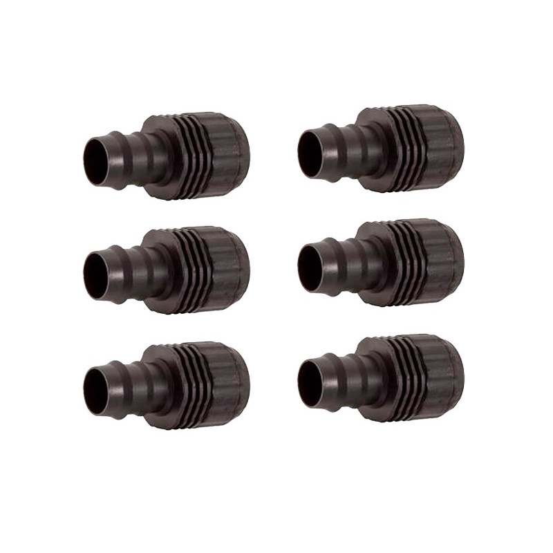 Kit 6 Unid. Conector Inicial 3/4 Com Anel Mangueira Santeno