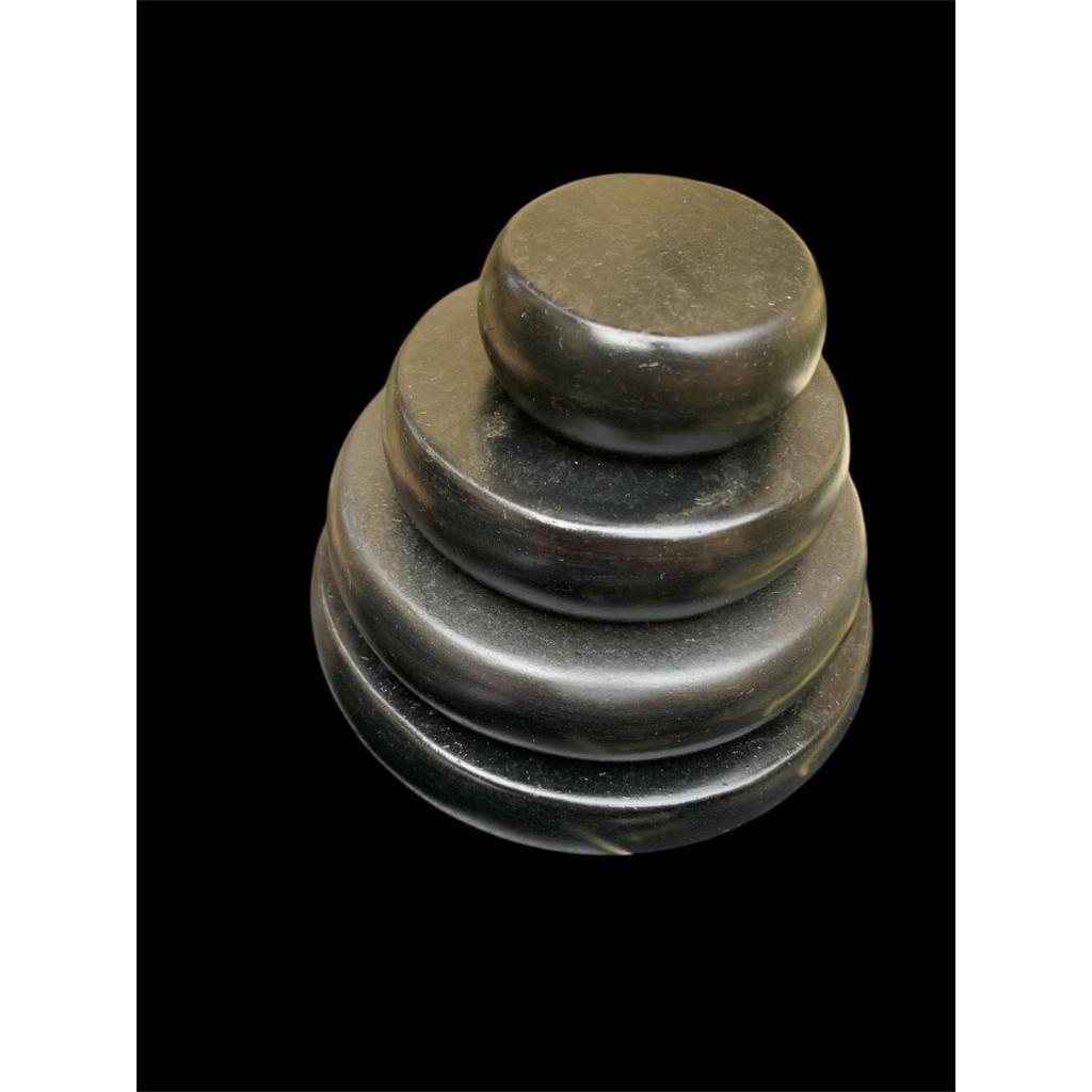 Kit 4 Pedras Quentes Vulcânicas Calibradas Para Massagem