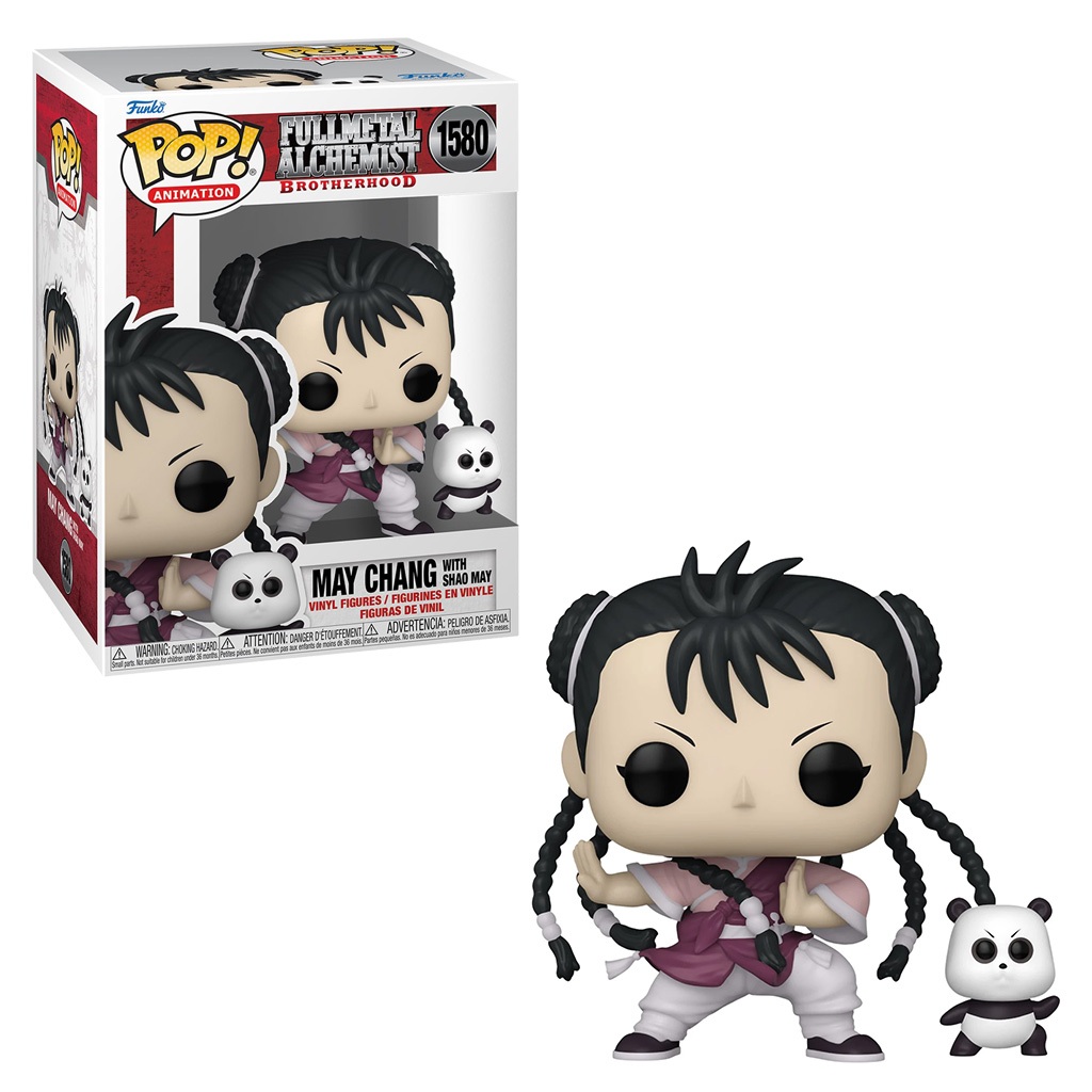 FUNKO POP ANIMATION FULLMETAL ALCHEMIST BROTHERHOOD - MAY CHANG WITH SHAO MAY 1580 NOVO ORIGINAL
