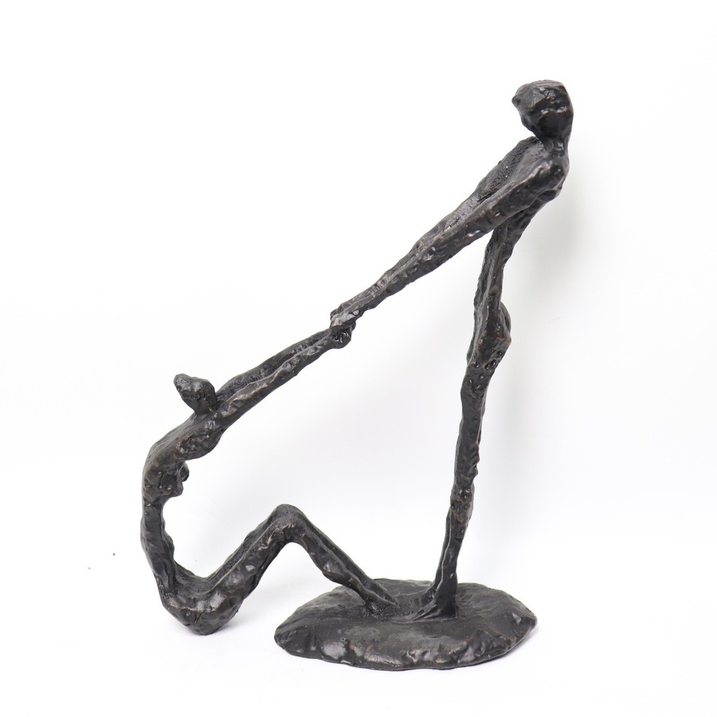 0ARY Modern minimalist metal handle figure sculpture ornament for living room, study, desktop, model room, creative soft