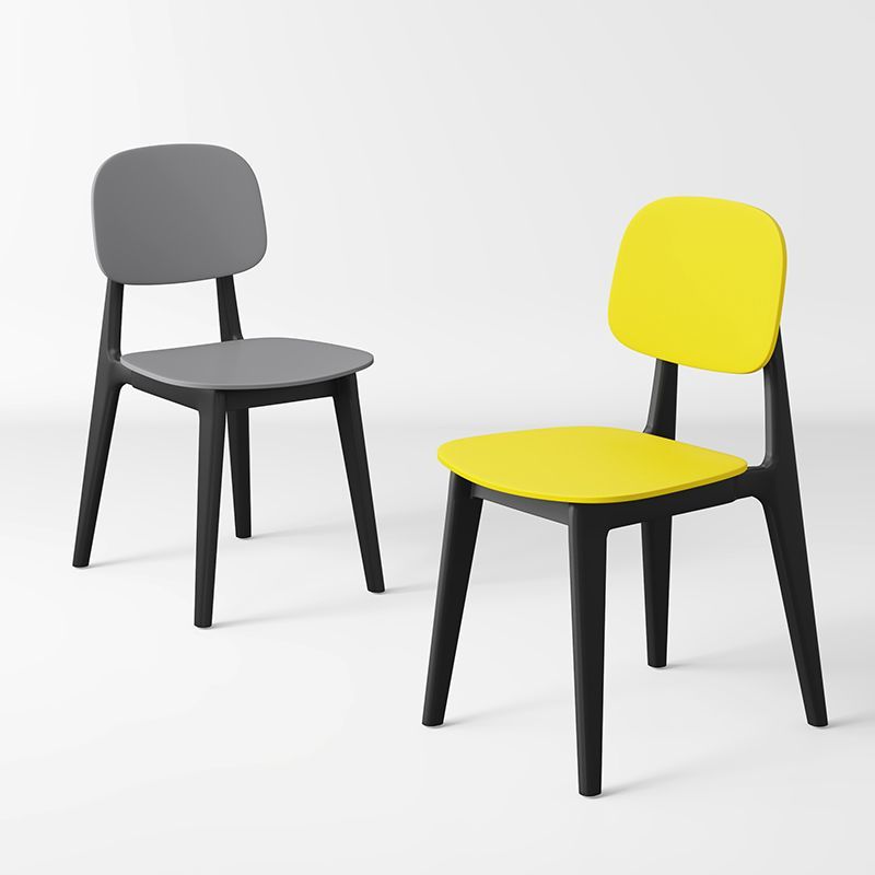 Nordic simples casa Macaron criativo encosto de plástico fezes adulto luz luxo mesa jantar cadeira engrossado lazer