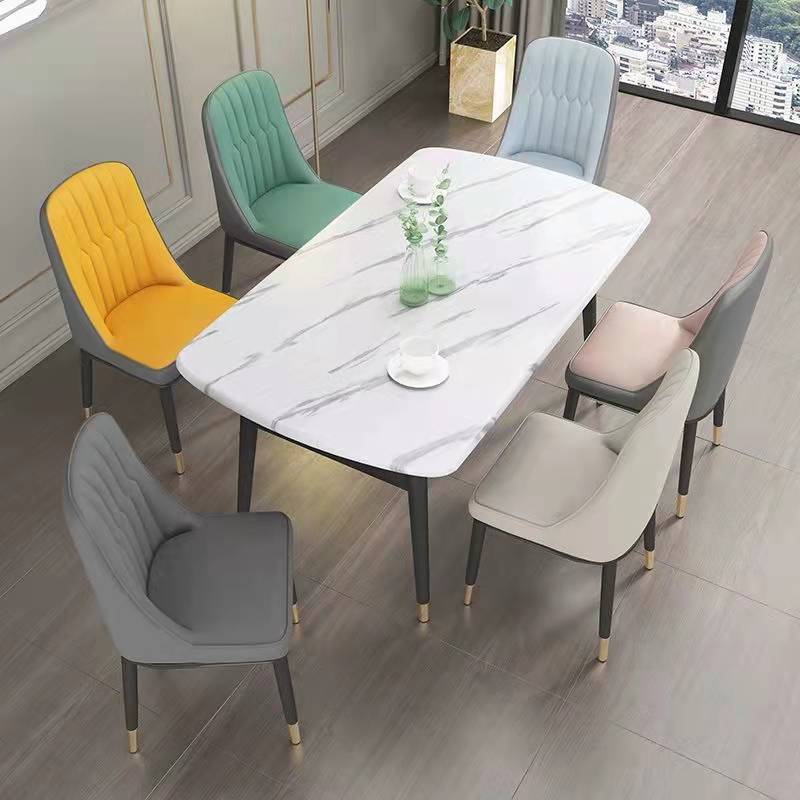 Nordic luz luxo cadeira de jantar do agregado familiar High-End mesa de jantar cadeira simples restaurante cadeira trase