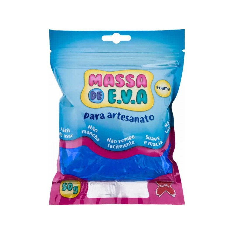 Massa de eva - Azul escuro