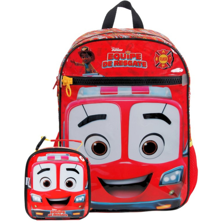 Kit Equipe Resgate Mochila de Costas + Lancheira Térmica