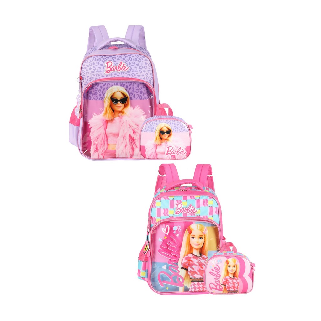 Kit Mochila Costas+Lancheira Térmica Barbie
