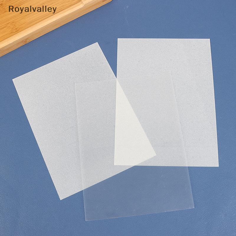 [Royalvalley] 5 Peças Folhas De Plástico Retrátil Divertido Filme Termo Translúcidas nk Papel De Arte Para DIY 14.5x20cm