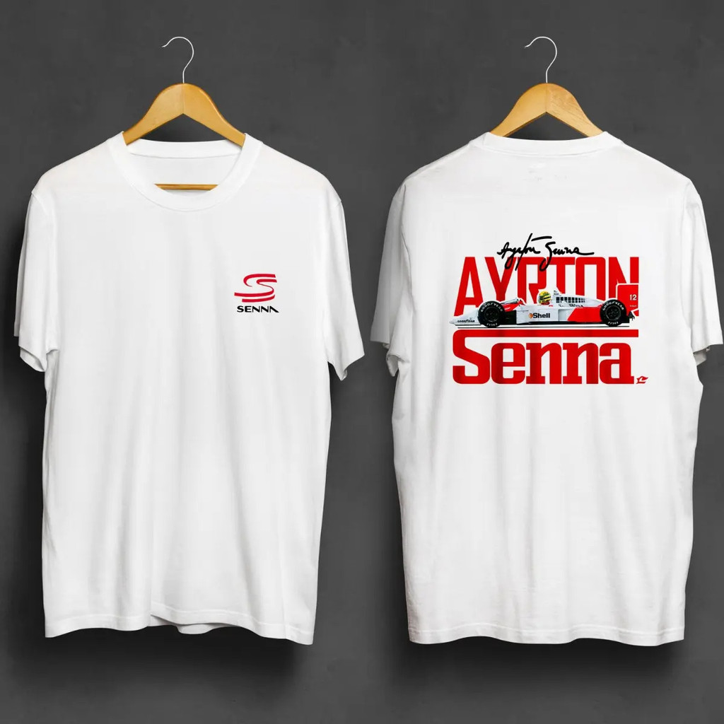 Camiseta Ayrton Senna Mclaren Mp4 Oficial Formula1 Premium