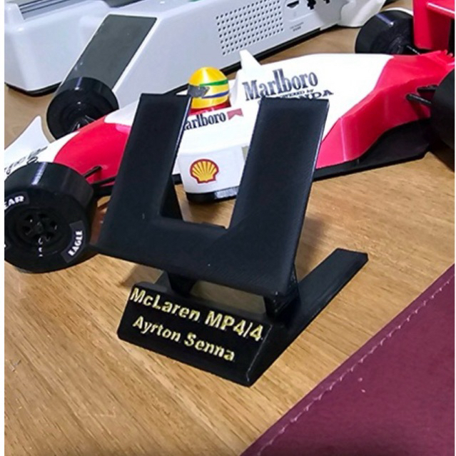Suporte de F1 / Suporte Mc Laren Mp4/4 Ayrton senna