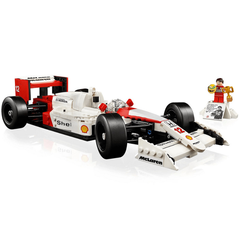 McLaren MP4/4 Ayrton Senna F1 - 693 Peças Blocos de Montar Compatível Colecionador Pronta Entrega