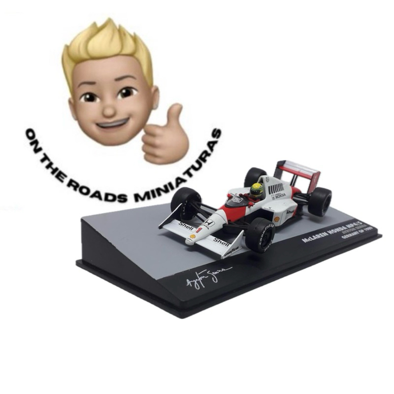 Miniatura F1 Lendas Brasileiras - McLaren Honda MP4/5 - Ayrton Senna - Germany GP  (1989) 1/43