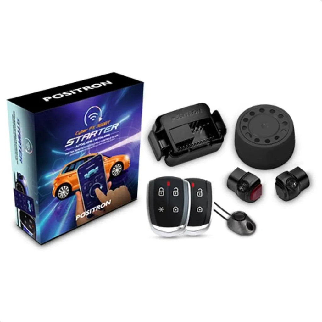 Alarme Automotivo Positron Cyber PX360BT Bluetooth Remote Starter 12V
