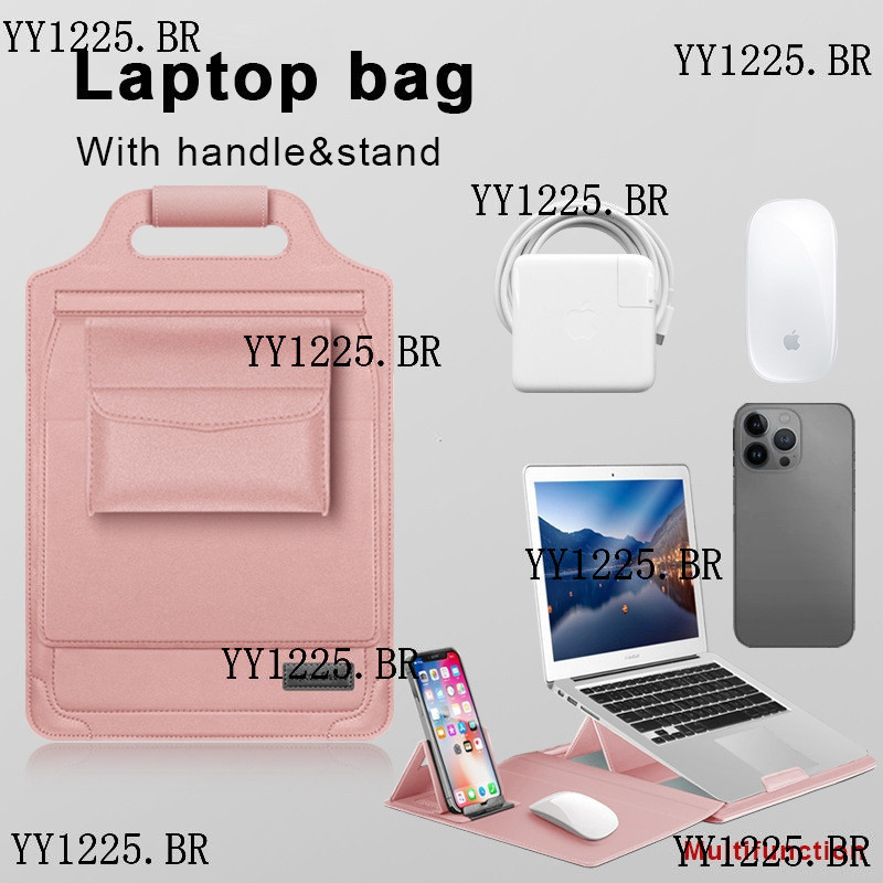 Bolsa para Laptop 5 em 1 com Alça, Adequada para MacBook, Huawei MateBook 11, 12, 13.3, 13, 14, 15 Polegadas, Capa Prote