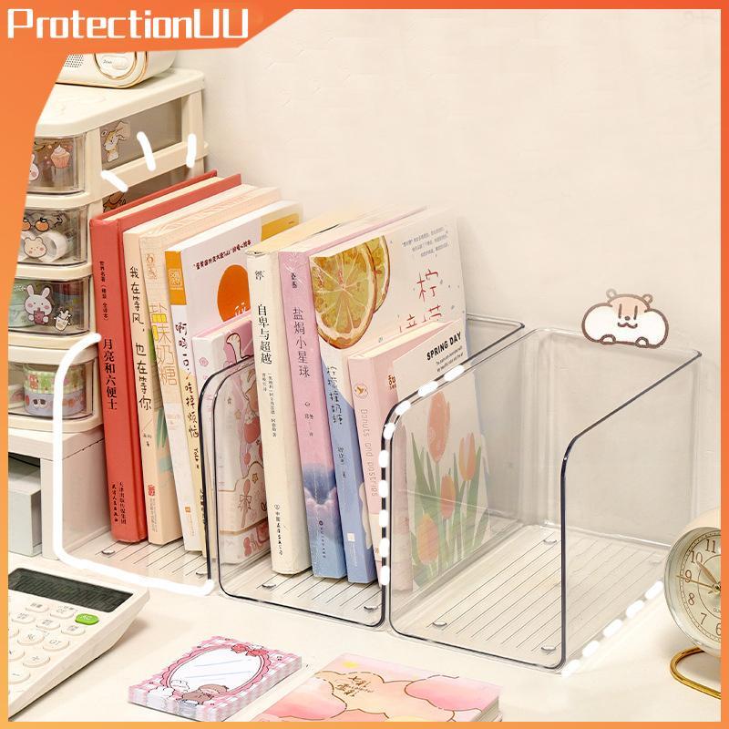 PROTE Acrílico Book Stand Freebination Estante Home Office Mesa Armazenamento Ra Pasta BR