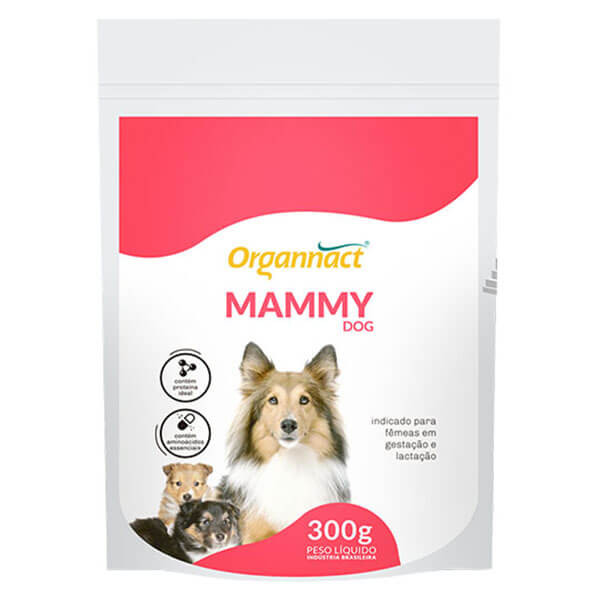Mammy Dog Suplemento Vitamínico para Cadelas em Gestação Organnact Sachê 300g