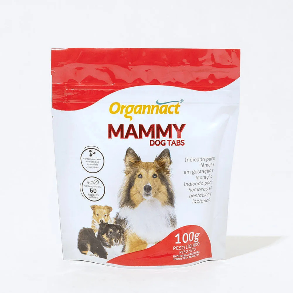 Organnact Mammy Dog Tabs Suplemento Cães Gestantes 100 g