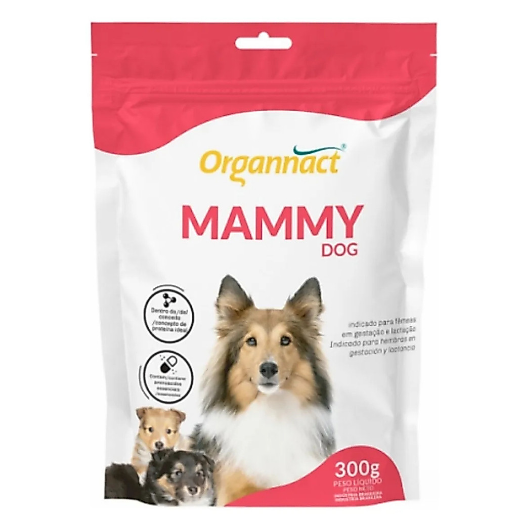 Mammy Dog 300g Organnact – Suplemento para Gestação e Lactação