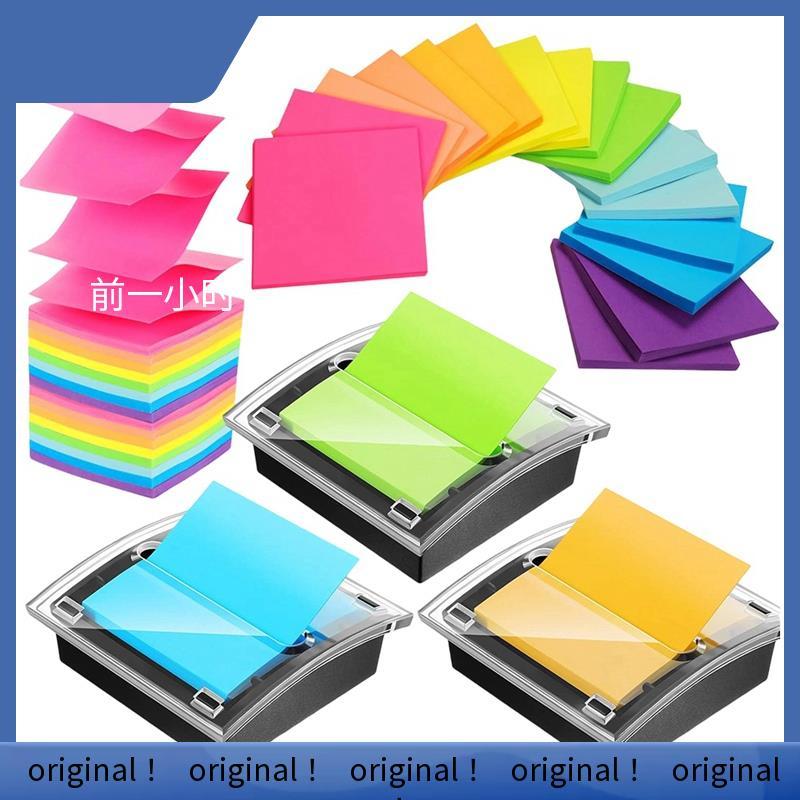 Dispensador De Notas Adesivas Pop-Up , 3 Pacotes , Base Preta Com 24 Blocos , 50 Folhas Por Bloco , Suporte Para ,