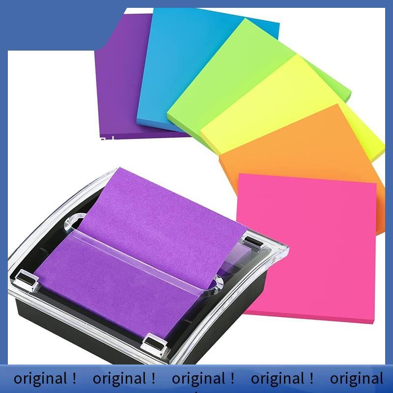 Dispensador De Notas Pop-Up Com 2 Pacotes De Bloco Pegajosas , Base Preta , Topo Transparente , Autoadesivo , De Memoran