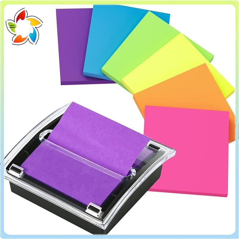 Pad Up Sticky Notes Note Dispenser Auto Stick Memo Base Preta Transparente Top Self