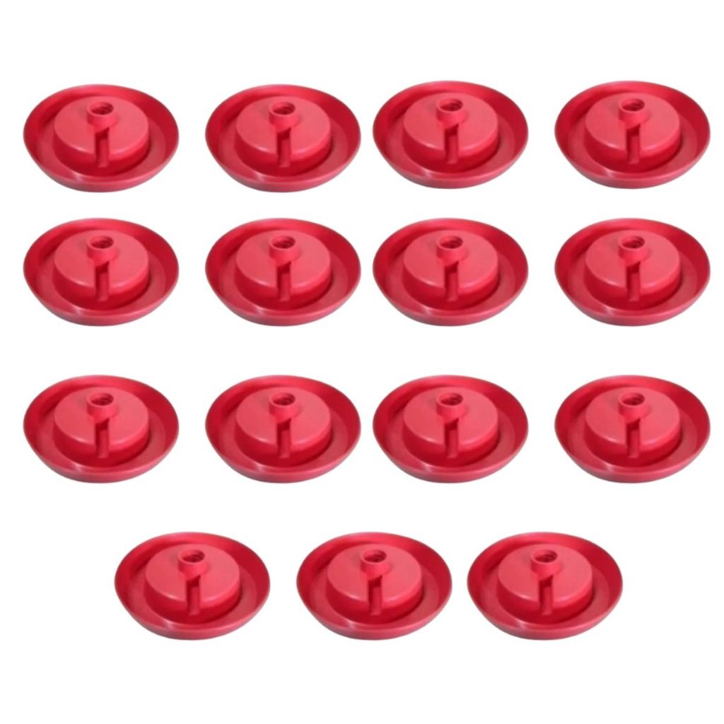 15 Un. Base para Bebedouro Garrafa Pet Ave Frango Pintinho Codorna Galinha Granja