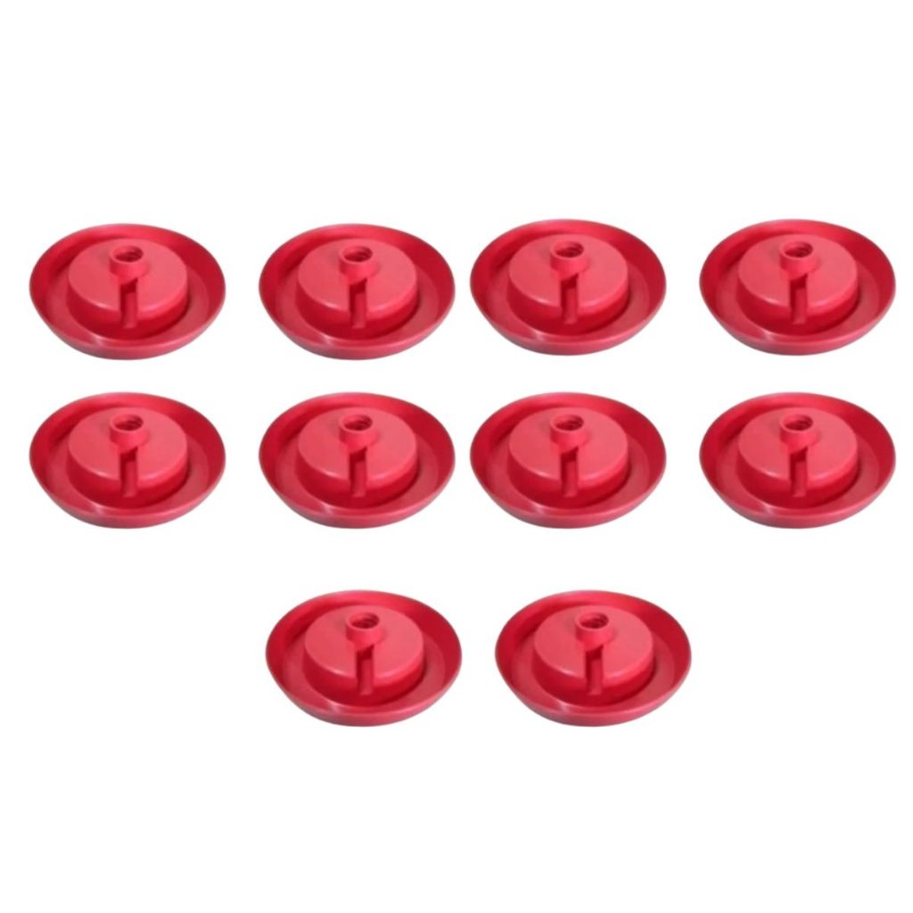 10 un. Base para Bebedouro Garrafa Pet Ave Frango Pintinho Codorna Galinha Granja