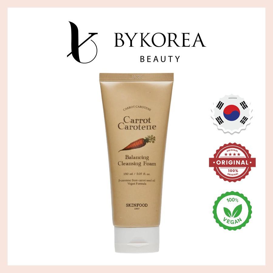 SKINFOOD Carrot Carotene Balancing Cleansing Foam 150ml