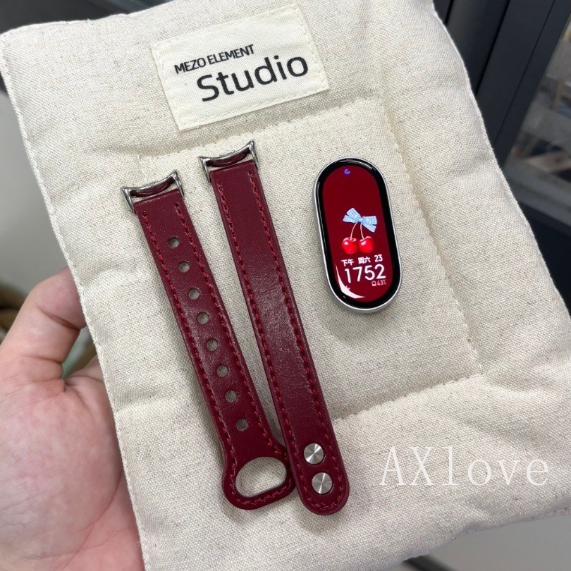 Pulseira De Couro Fina Para Xiaomi Mi Band 11 10 9 8 Relógio 7 6 5 4 3 Fashion