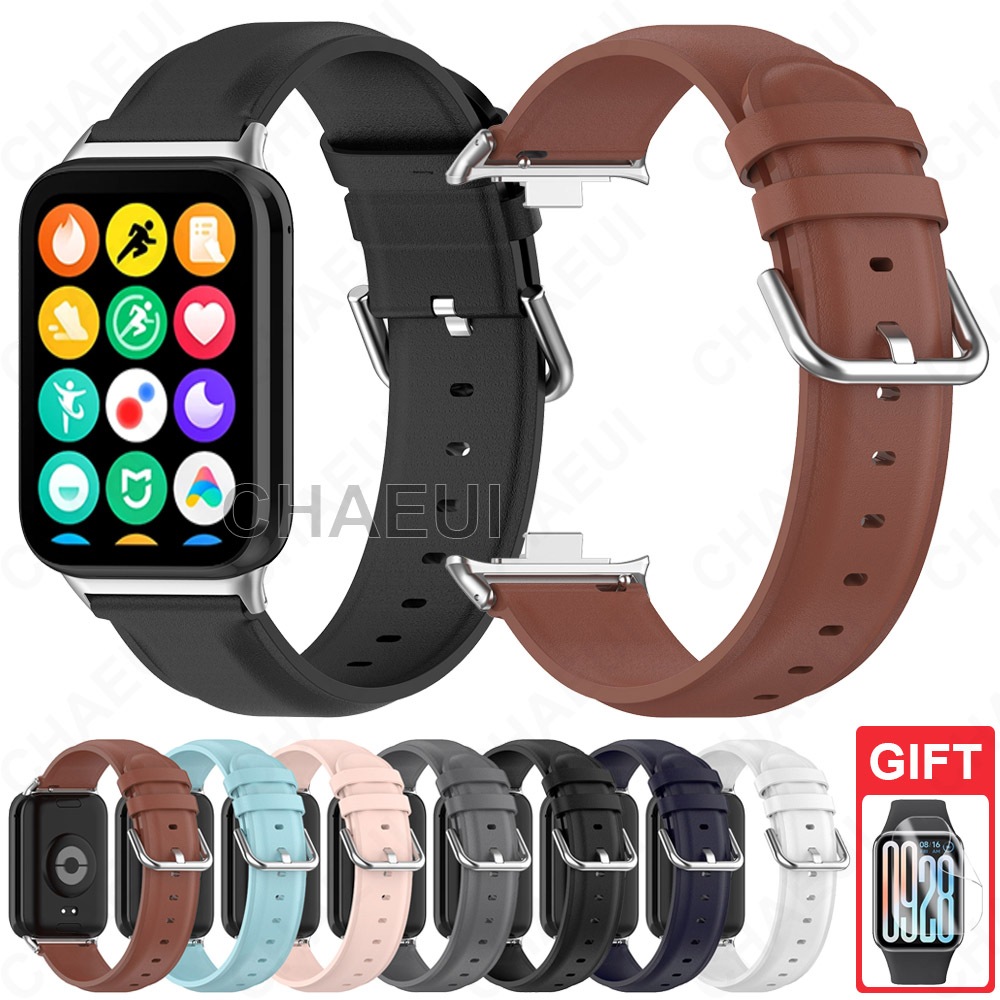 Pulseira Durável De Substituição De Couro Para Xiaomi Smart Band 10 9 8 Pro / Redmi Watch 4 5 6 Active Lite