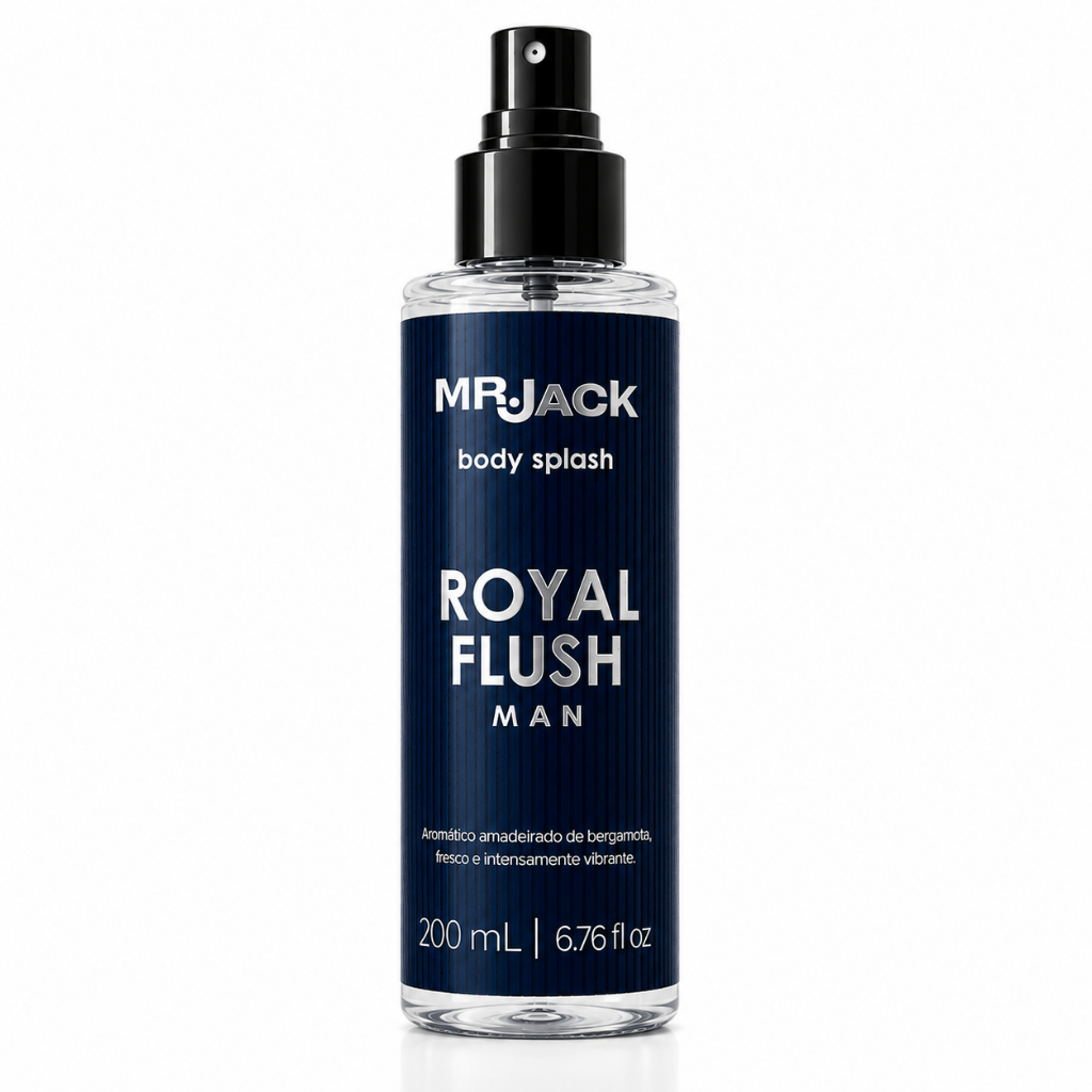 Body Splash Masculino Royal Flush Man 200ml - Perfume Amadeirado