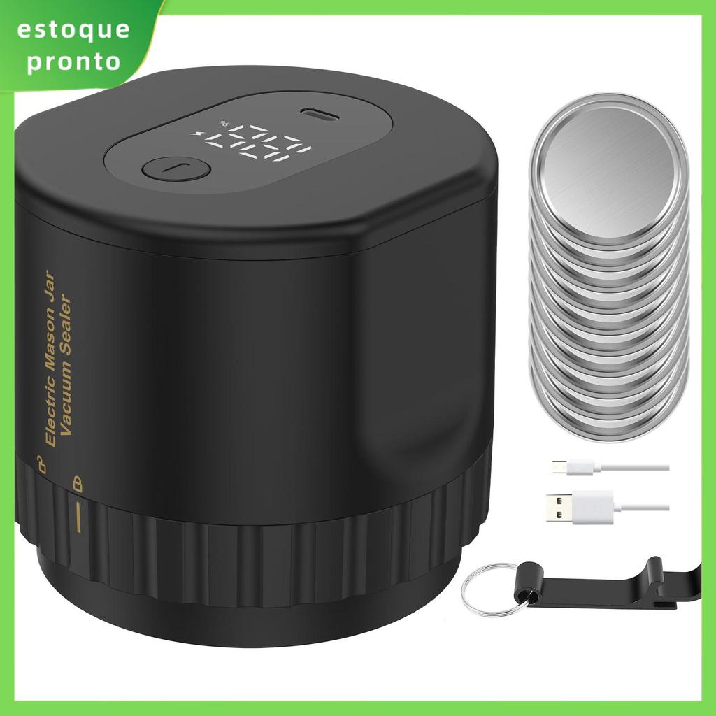 ABS Menor Jar Aferidor Boa Vedação Conservas Do Vácuo Auto Pode Máquina LED Display Digital Para Casa SHOPSKC0497